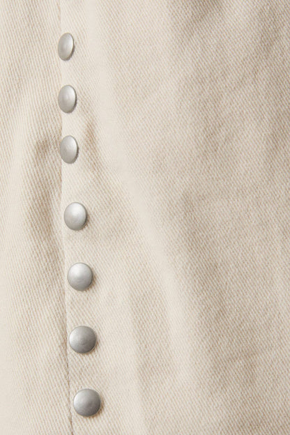 Studded Detail Low Waist Skort