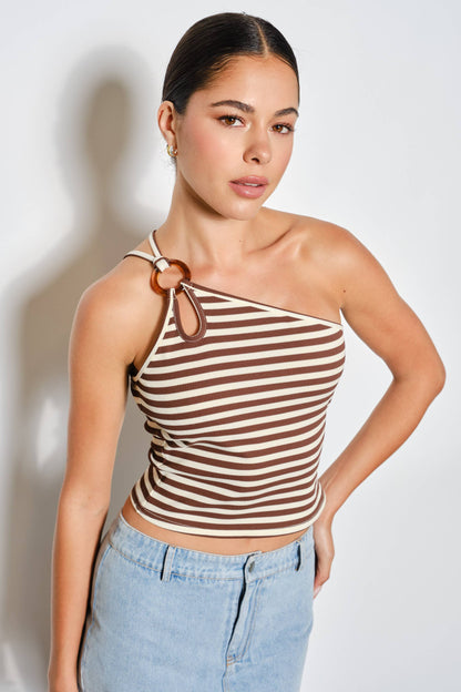 Francie One Shoulder Cami