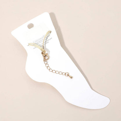 Coastal Shell Beaded Anklet