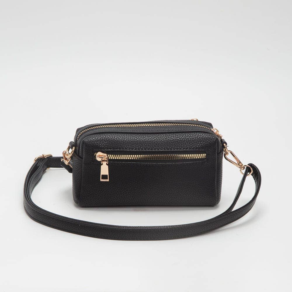 Boxy Zippered Crossbody Bag (4 Colors)