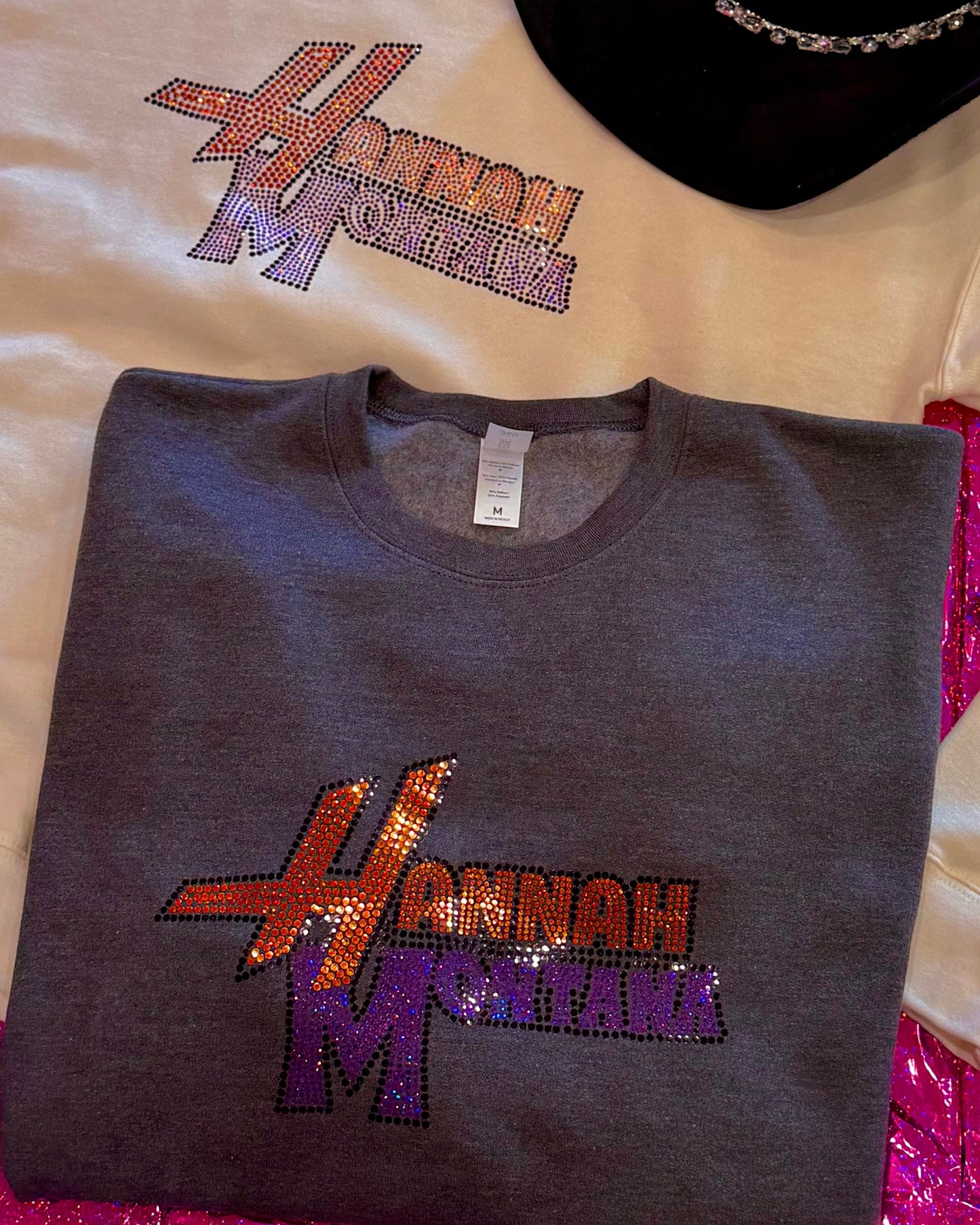 HM Sparkly Charcoal Grey Sweatshirt