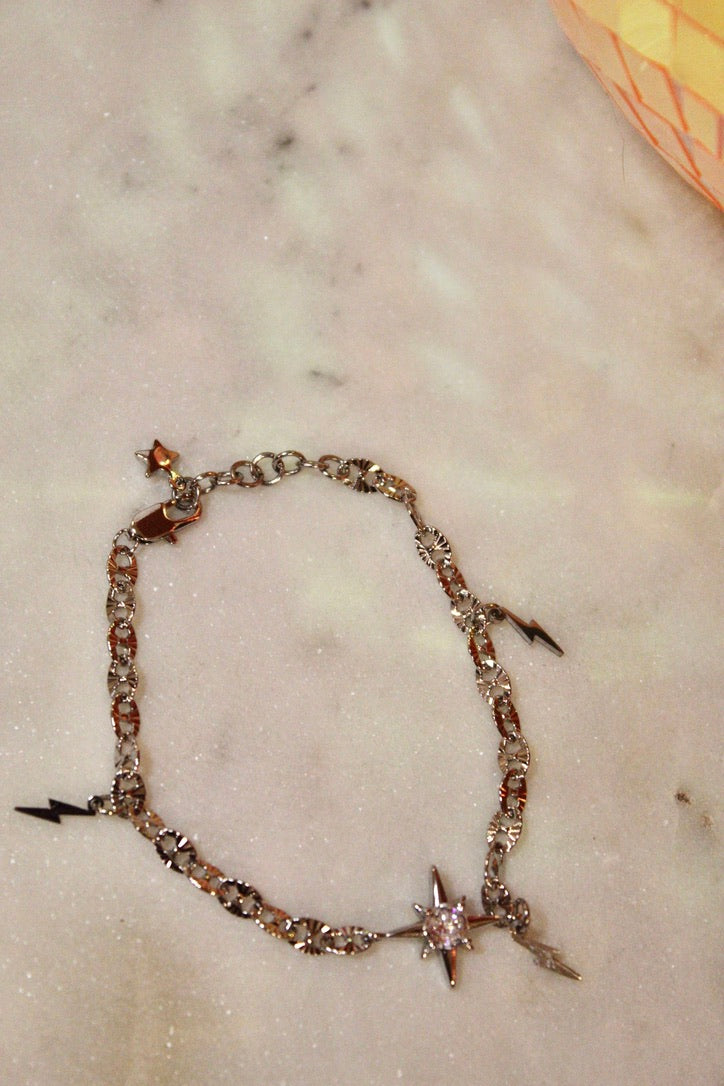 Opalite Star Charm Bracelet