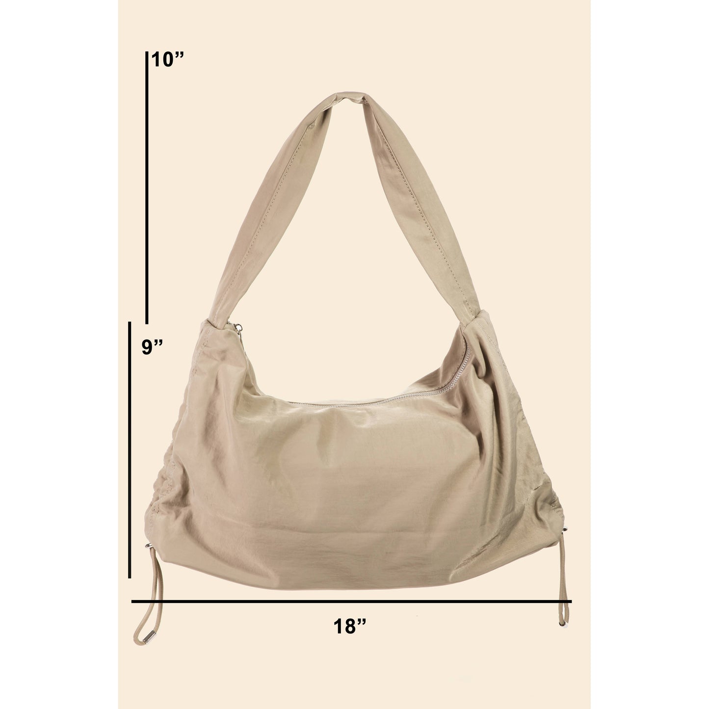Large Nylon Strap Messenger Bag