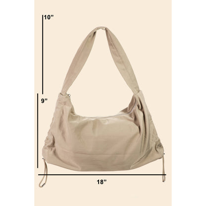 Large Nylon Strap Messenger Bag