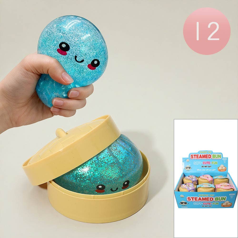 Mystery Squishy Glitter Dumpling Stress Relief Toy