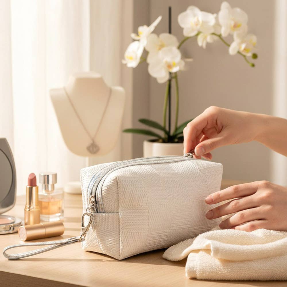 Holographic Cosmetic Pouch Bag