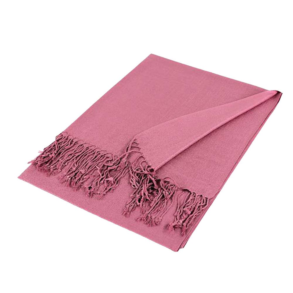 Solid Color Pashmina Scarf Shawl