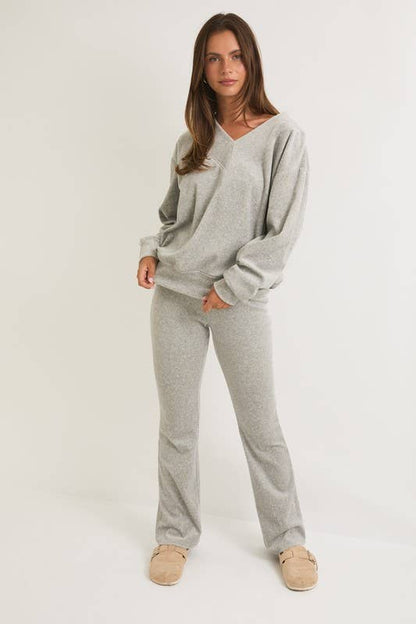 Velour Lounge Top