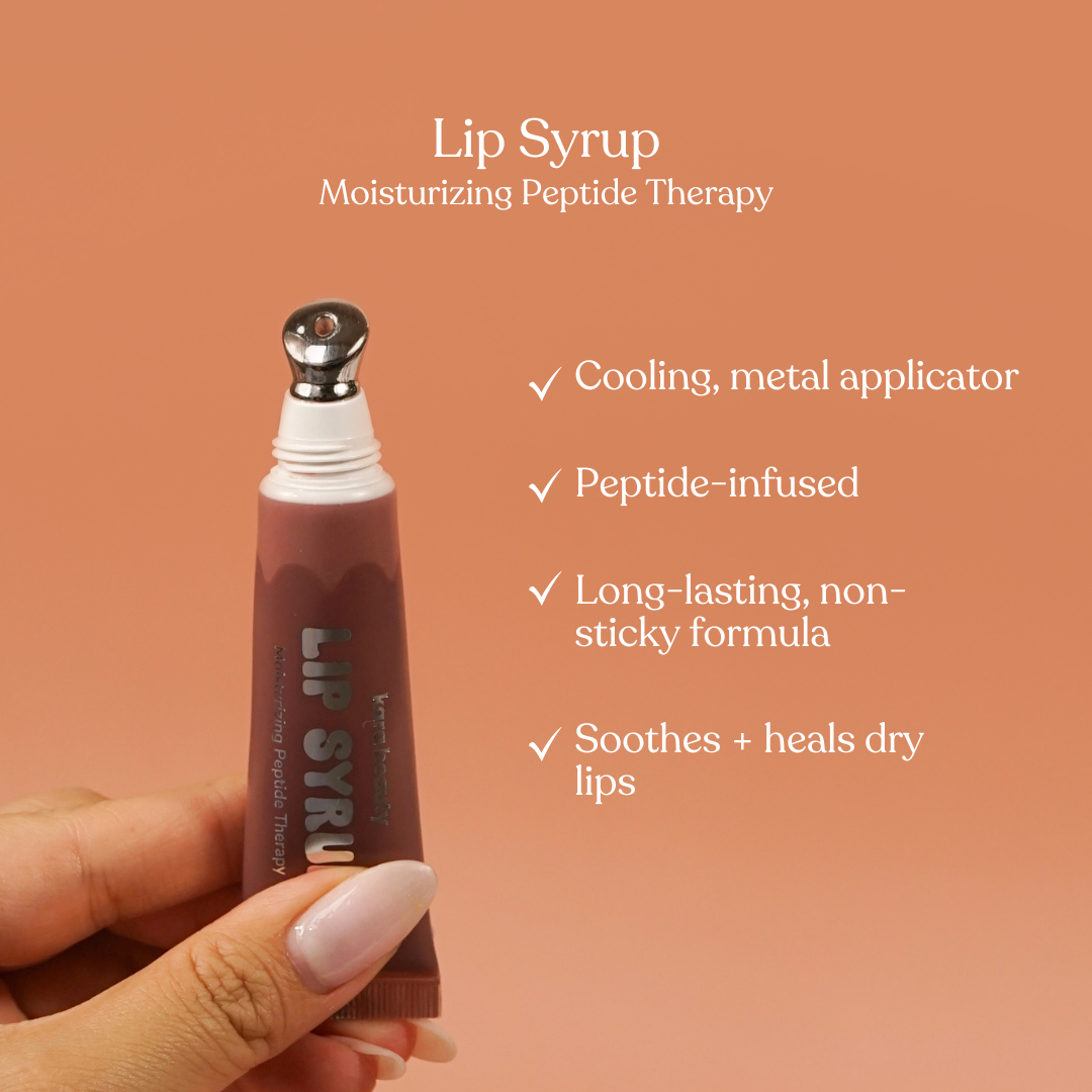 Lip Syrup Peptide Lip Gloss - Milky Peach