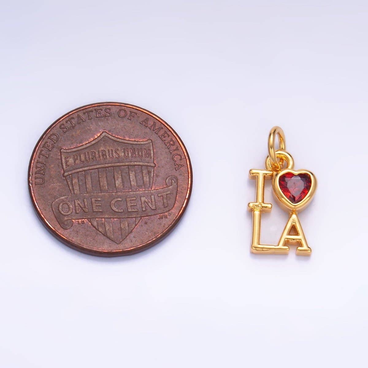 24K Gold Filled "I LOVE LA, NY" Charm