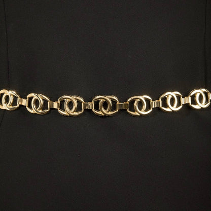 Double C Chain Link Belt | Gold or Silver