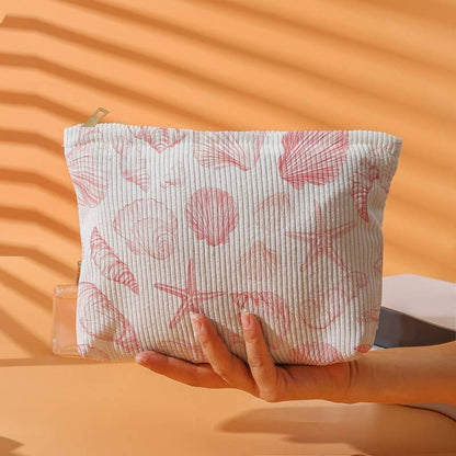 Shell Pattern Makeup Pouch Bag