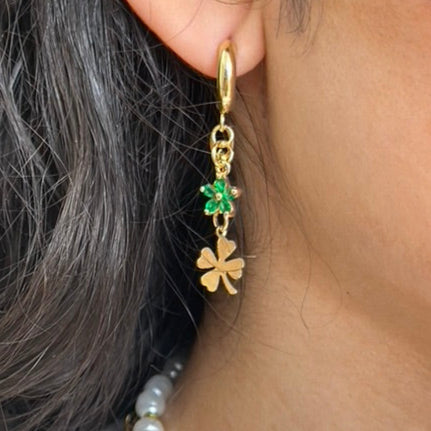 Lucky Girl Clover Earrings