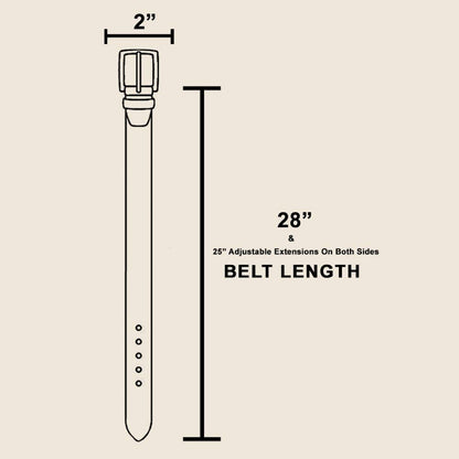 Heart Brown Studded Trim Vegan Leather Belt