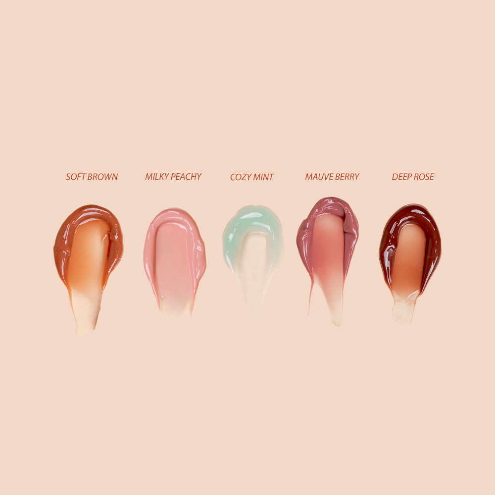 Lip Syrup Peptide Lip Gloss - Soft Brown