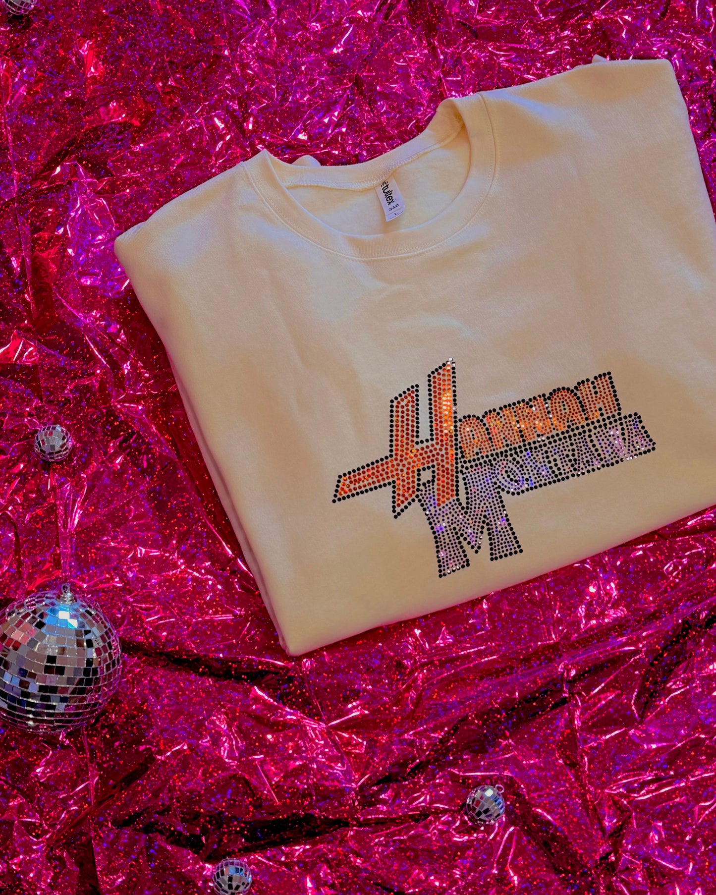 HM Sparkly Cream Sweatshirt
