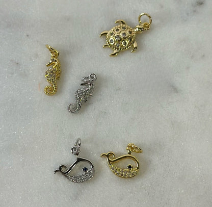 Sea Animal Charms Set
