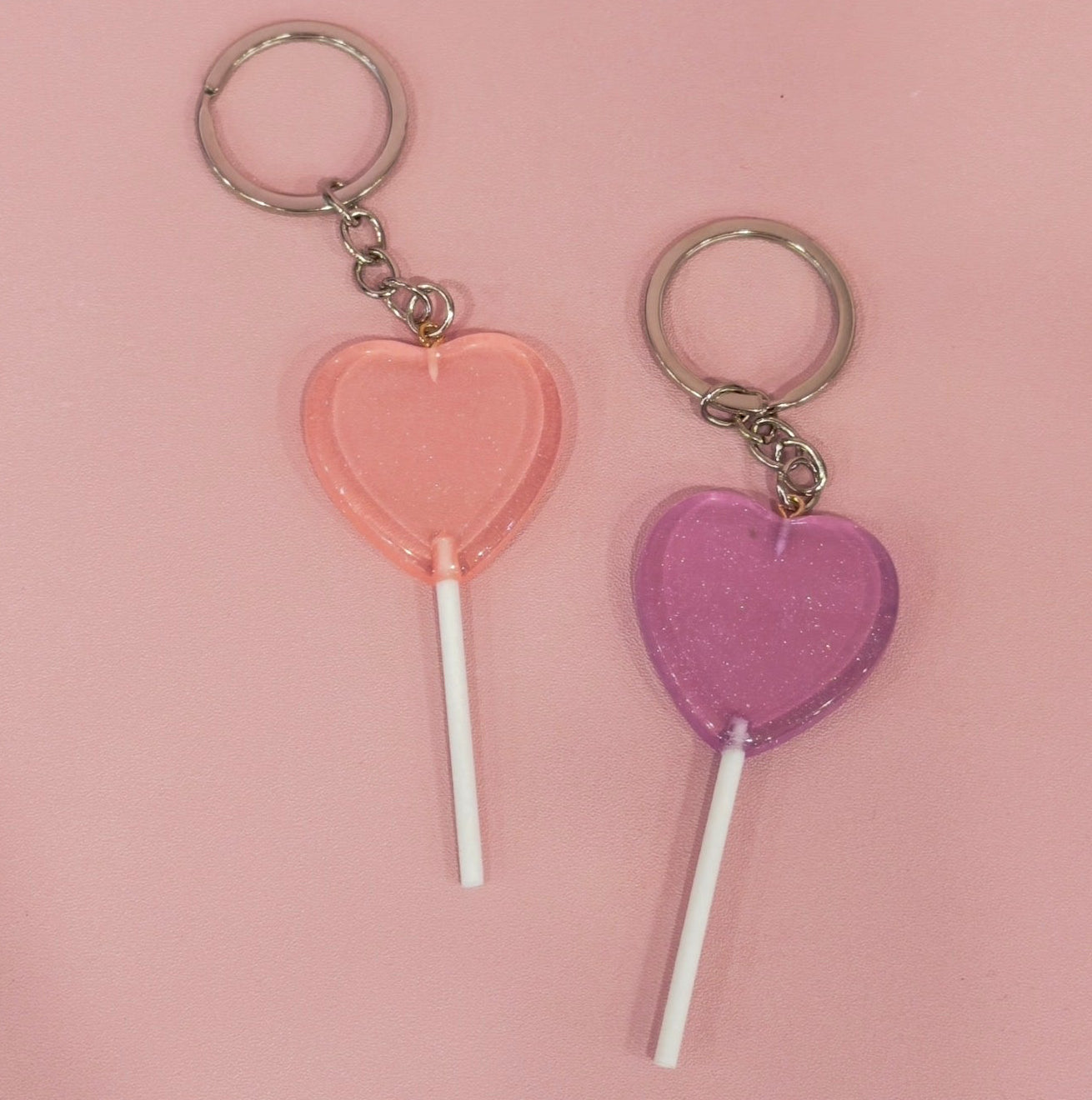 Heart Lolipop Keychain