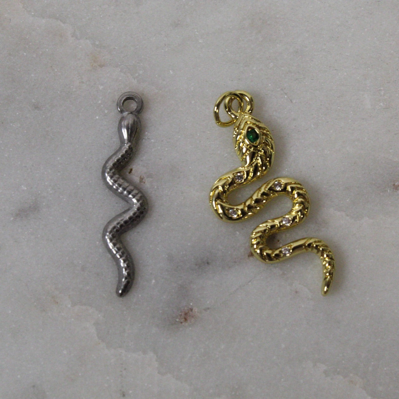 Textured Snake Charm Set