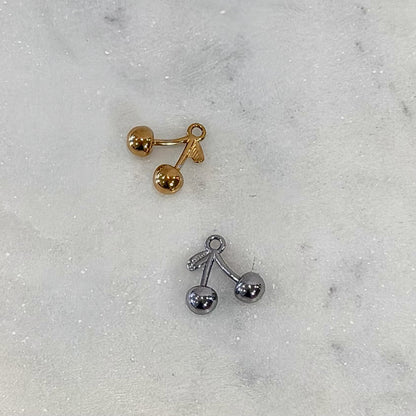 Cherry 3D Charm | Gold or Silver