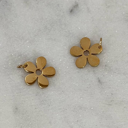 Kawaii Gold Flower Charm