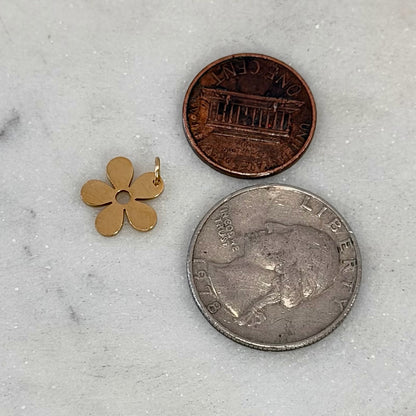 Kawaii Gold Flower Charm