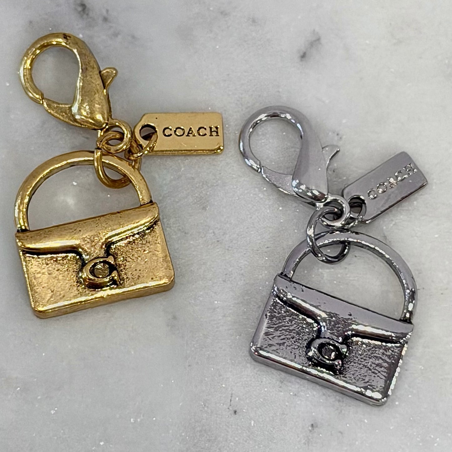 Designer Tabby Bag Charm | Gold or Silver