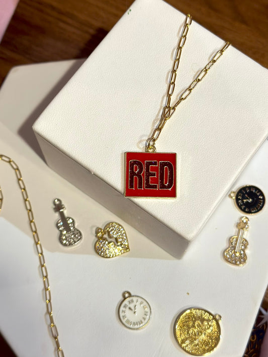 Red Swiftie Necklace