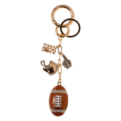 Football Charm Keychain / Bag Charm