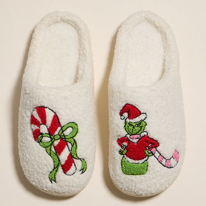 Grinch Holiday Slippers