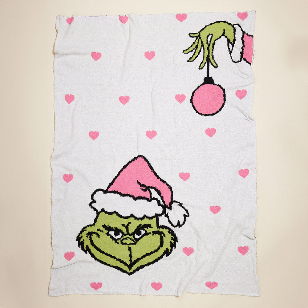 Multi Heart Grinch Blanket
