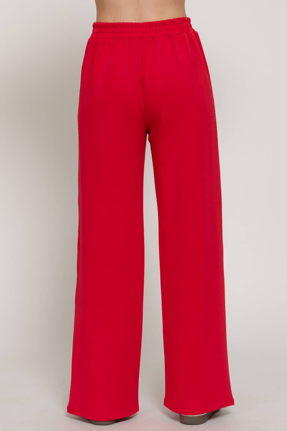 Soft Modal Scuba Side Panels Pants - (Navy or Red)