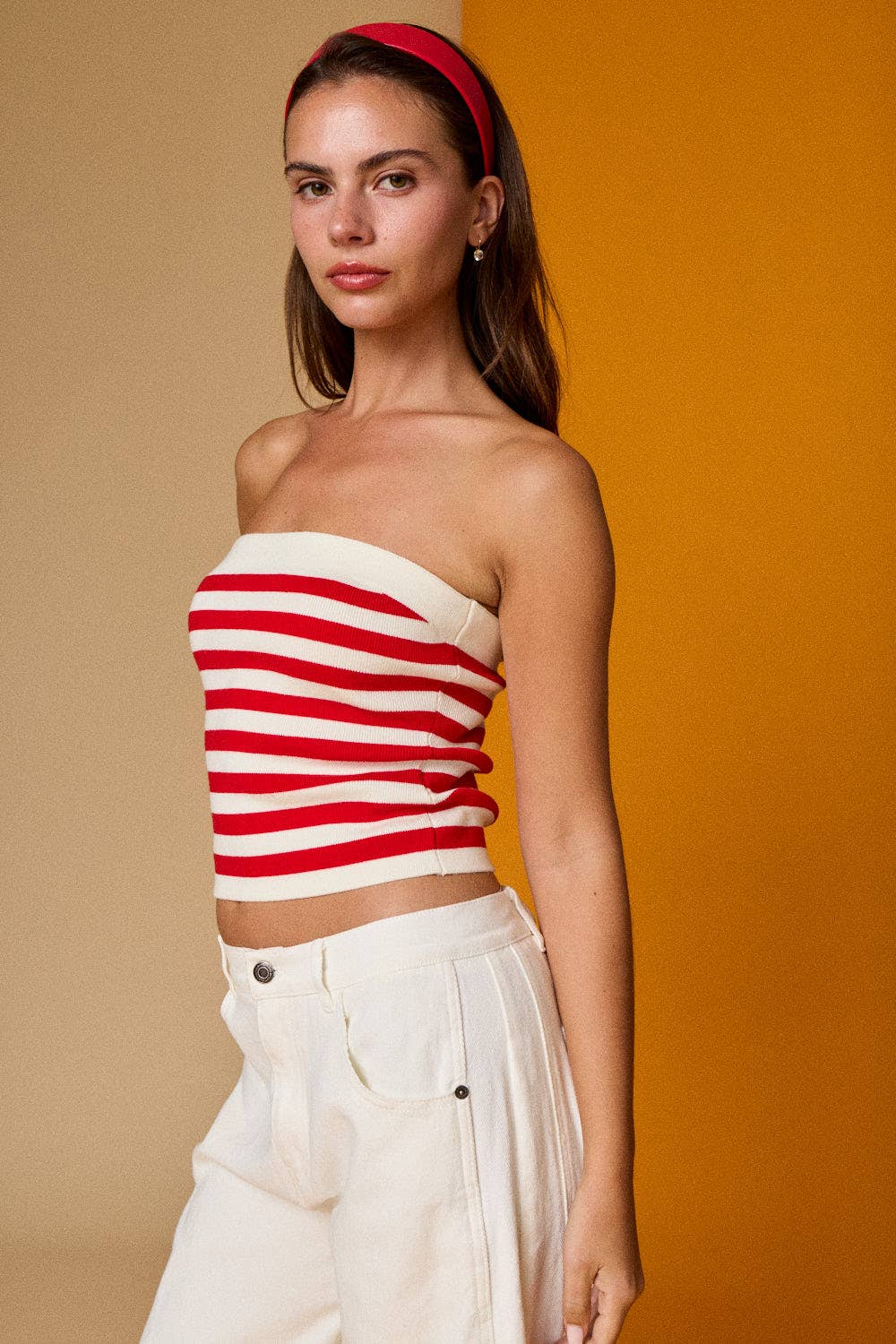 Striped Tube Top