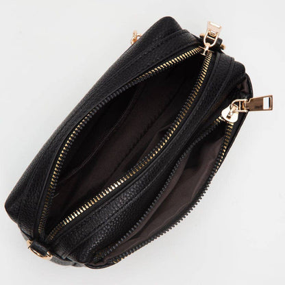 Boxy Zippered Crossbody Bag (4 Colors)