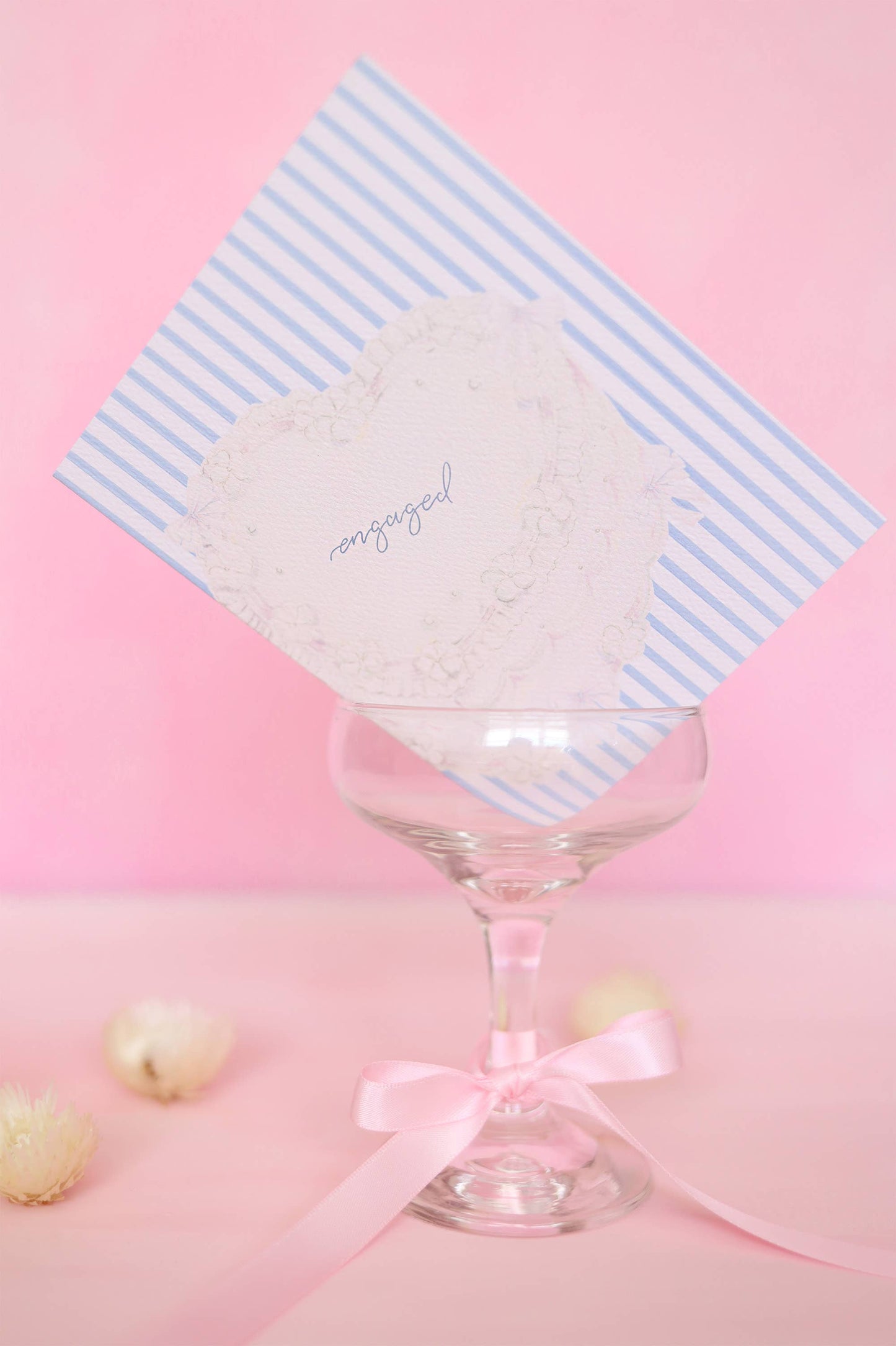 Engaged Cake Bridal Card