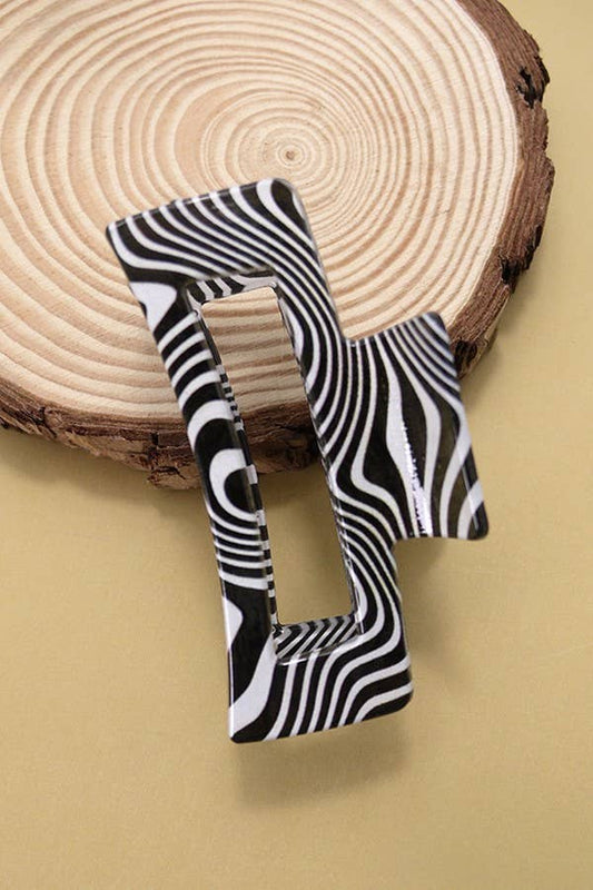 Swirl Hair Claw Clips