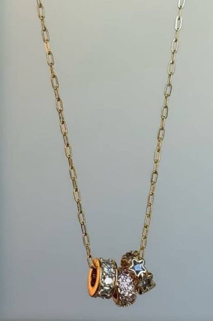 Triple Charm Necklace