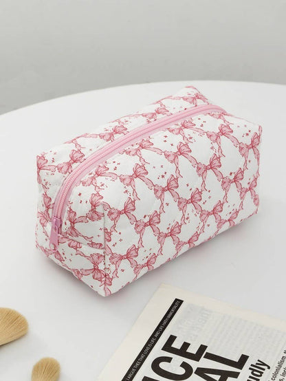 FLORAL TOILE PATTERN MAKEUP COSMETIC POUCH BAG | 40P562