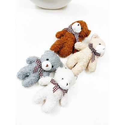 Sweet Plush Bear Charm Keychains