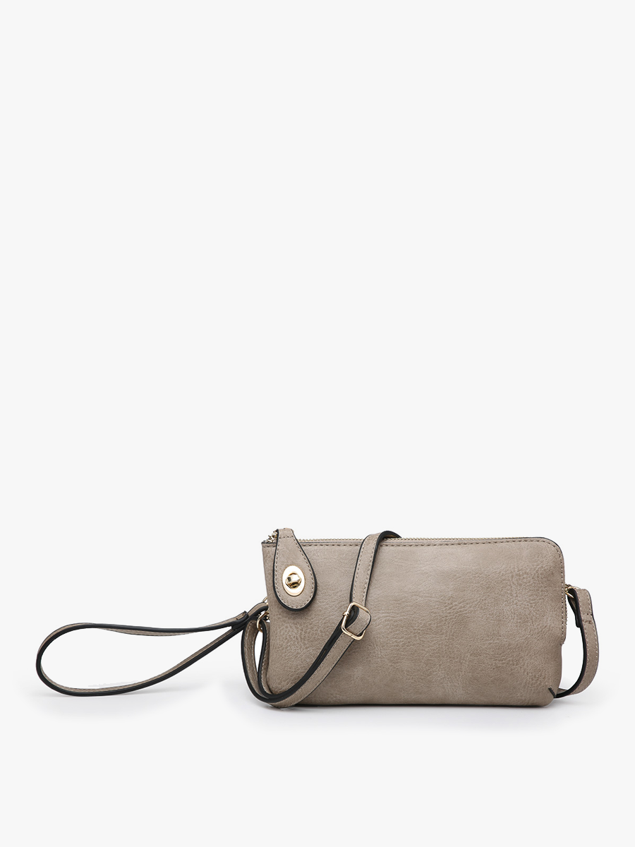 Kendall Crossbody/Wristlet w/ Twist Lock Closure