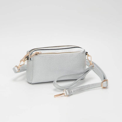 Boxy Zippered Crossbody Bag (4 Colors)