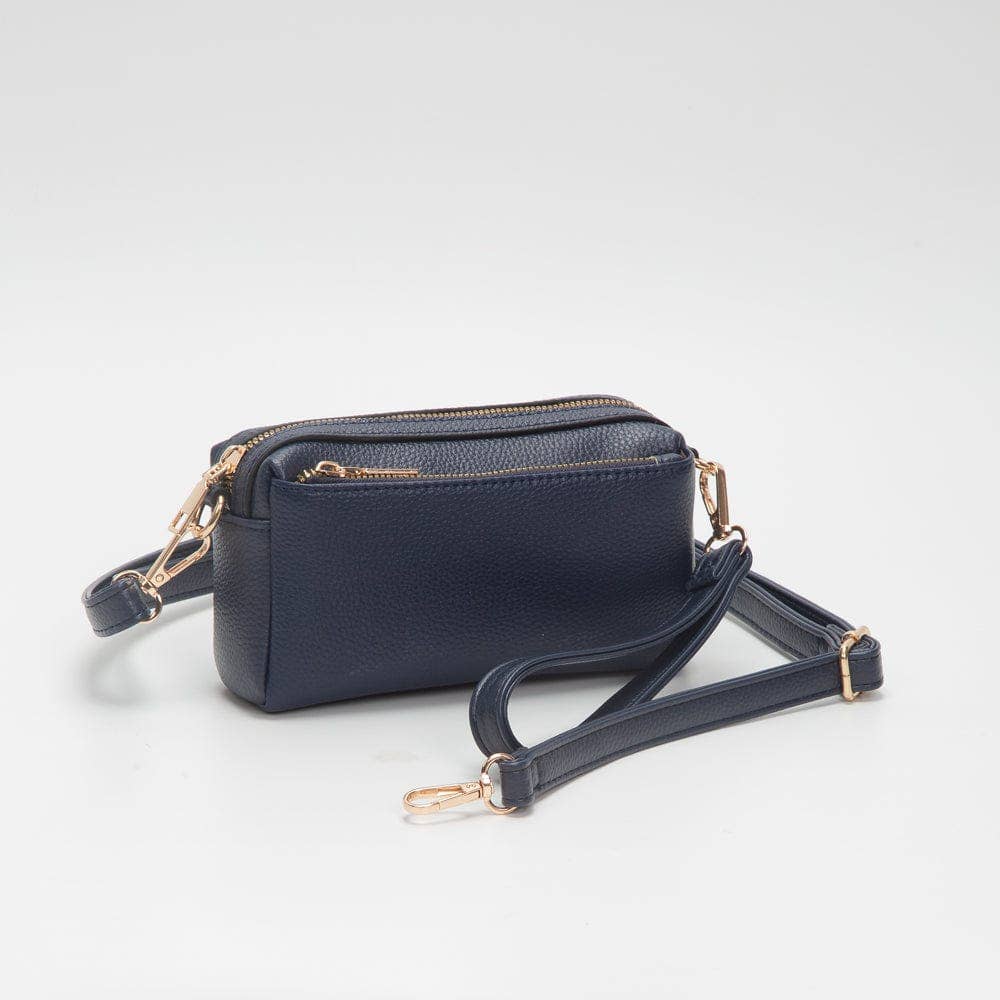 Boxy Zippered Crossbody Bag (4 Colors)
