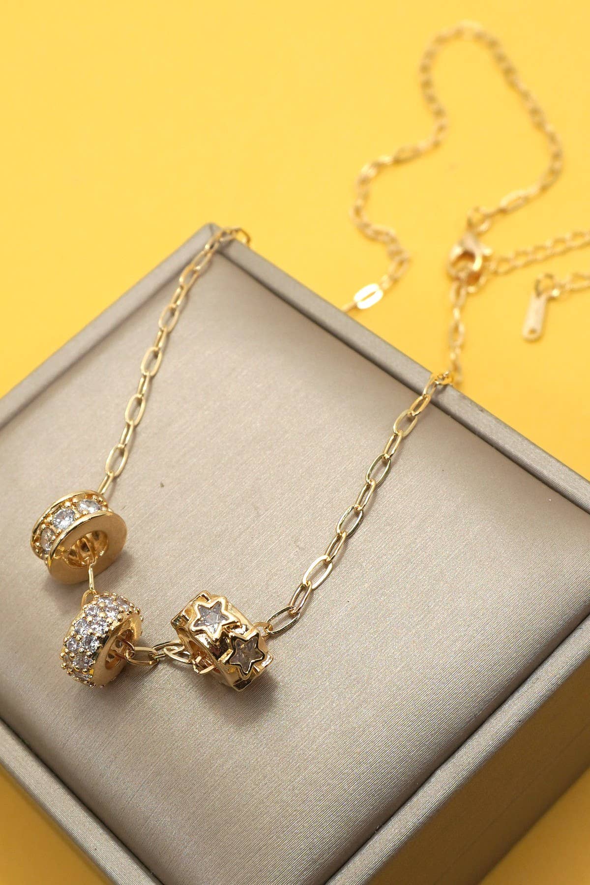 Triple Charm Necklace