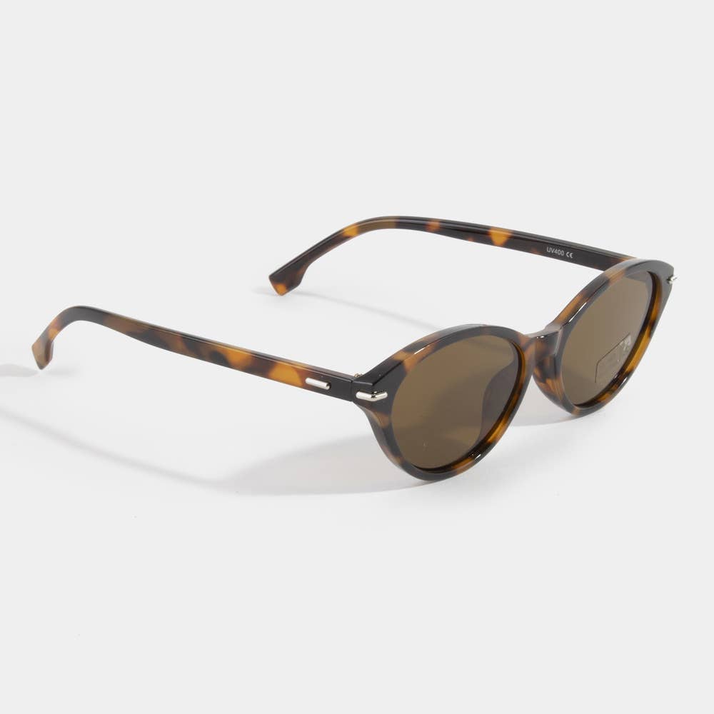 Slim Cat Eye Frame Sunglasses (4 colors)