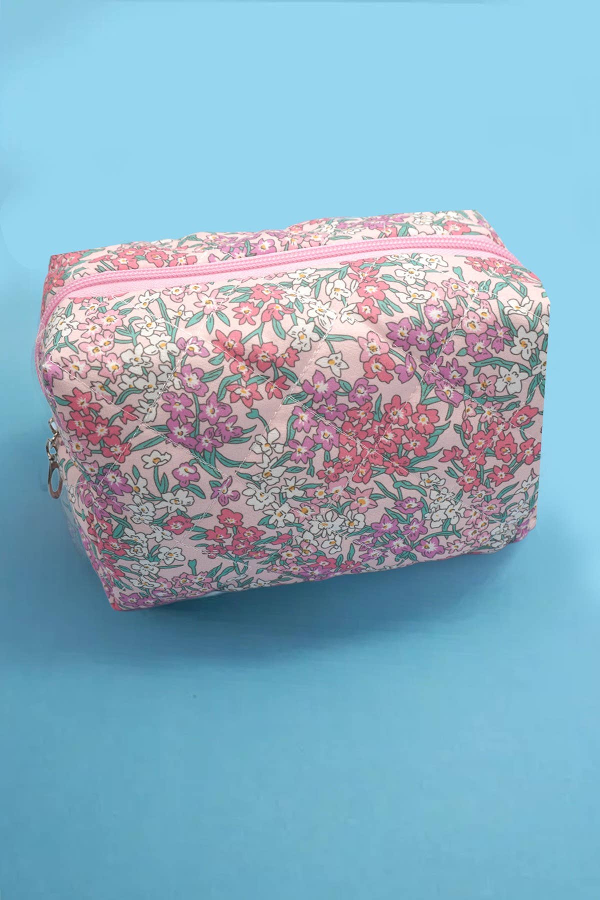 FLORAL TOILE PATTERN MAKEUP COSMETIC POUCH BAG | 40P562