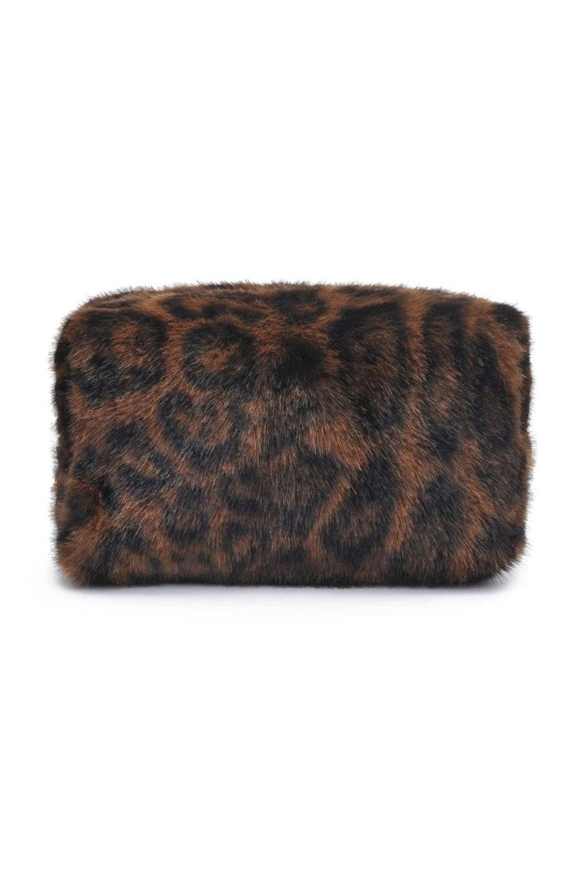 Leah Leopard Travel Makeup Zip Pouch