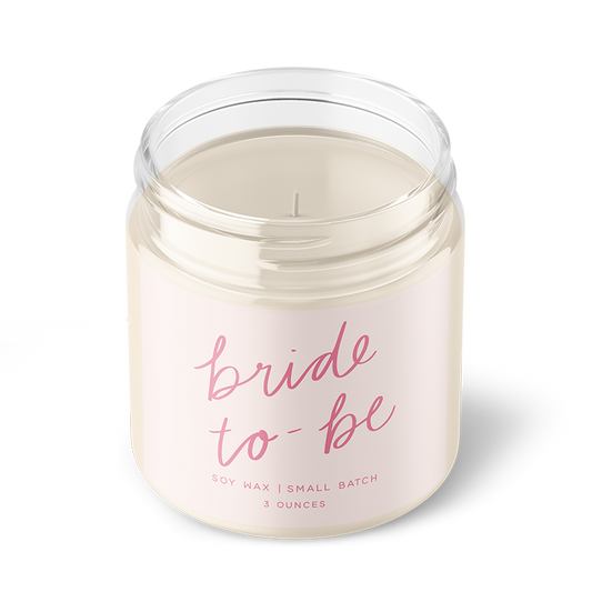 Bride to Be Candle