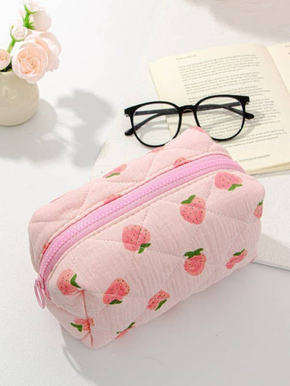 FLORAL TOILE PATTERN MAKEUP COSMETIC POUCH BAG | 40P562
