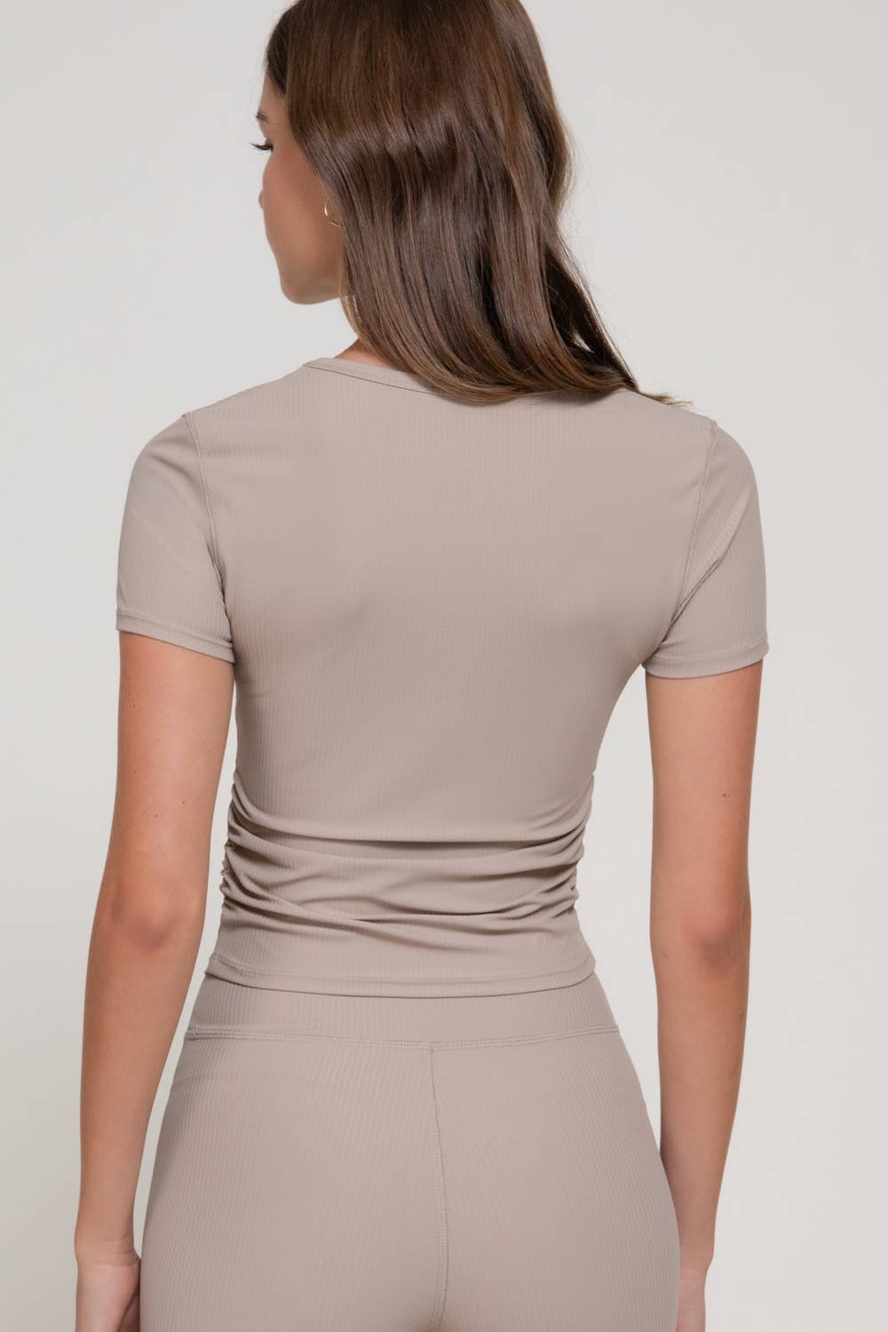 Short Sleeve Ribbed Top